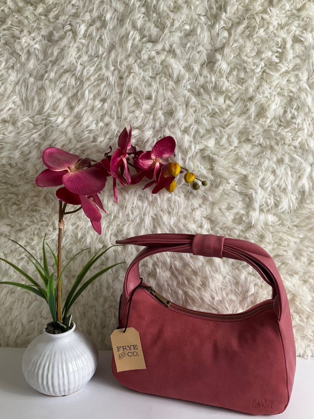 FRYE AND CO. FRANNY SATCHEL HOBO SHOULDER BAG~NEW WITH TAGS! - Picture 7 of 7